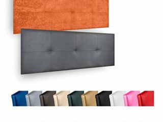 Cabecero de Cama Modelo CÁCERES tapizado en Polipiel Azahar.para Cama de 180 (Medidas 190x50x5).Color Blanco.Pro Elite.