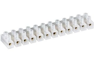 CABLEPELADO Regleta de conexion de cables electricos de seccion 4mm Blanco 3 A