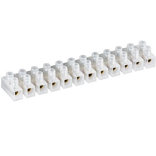 CABLEPELADO Regleta de conexion de cables electricos de seccion 4mm Blanco 3 A