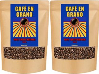 Café Especial en Grano - Tueste Natural - 2 paquetes de 500 gr - JamonOnline.es