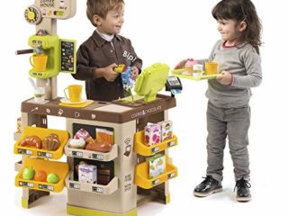 Cafetería Coffee House con luz, sonido y 57 accesorios (Smoby 350214)