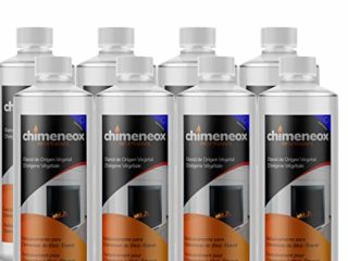 Caja 8 Botellas de 1 litro Bioetanol 96% origen Vegetal para chimeneas | chimeneox