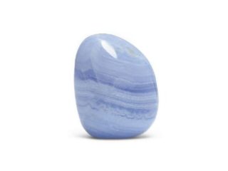 Calcedonia (Agate Blue Lace) Mineral Piedra Natural Cristaloterapia.