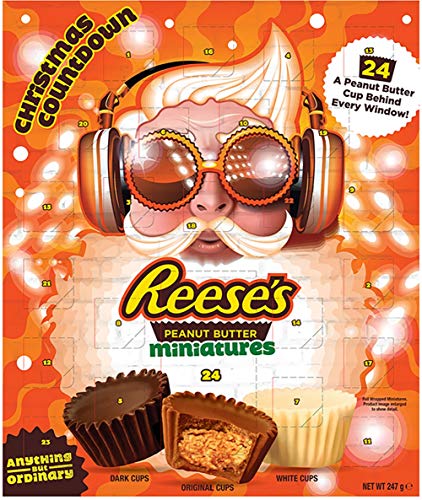 Calendario de Adviento de Reese. Americano chocolate mantequilla de maní Navidad xmas