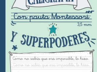 CALIGRAFÍA CON PAUTA MONTESSORI 3.5 mm Y SUPERPODERES: Letra ligada escolar y frases positivas para mejorar tu caligrafía, ortografía y autoestima | ... Caligrafia niños 8 9 10 11 12 años Escritura