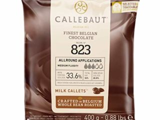 Callebaut N° 823 (33,6%) - Cobertura de Chocolate con Leche Belga - Finest Belgian Milk Chocolate (Callets) 400g