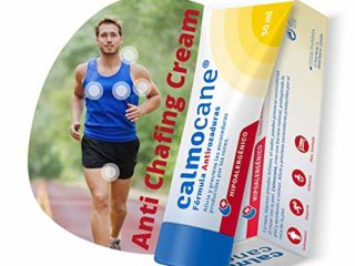 CALMOCANE Crema antirozaduras y antifriccion - Anti Rozadura Muslos mujeres - Crema antiroces badana ciclismo - Alternativa a la Vaselina deportiva - Roce Pezon Axila Muslos - No grasa - 50 ml