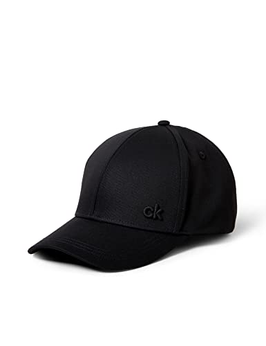 Calvin Klein Cotton Twill Cap Gorra de béisbol, Negro (Black 001), Talla única para Hombre