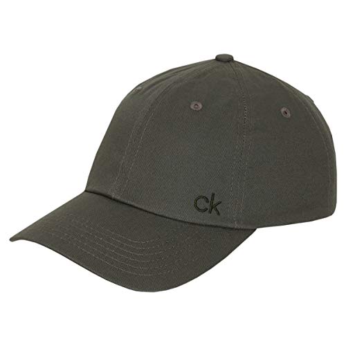 Calvin Klein Hombre clásico algodón 6 Panel Gorra de béisbol - Khaki