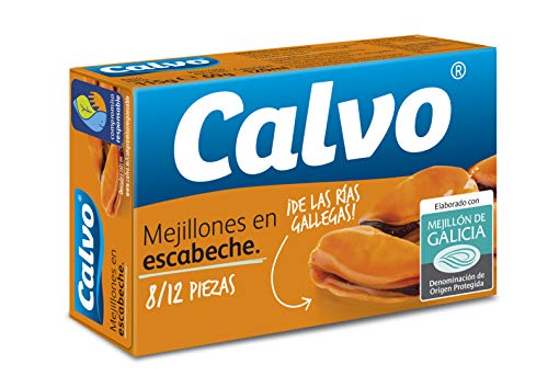 Calvo Mejillones en Escabeche, 115 g