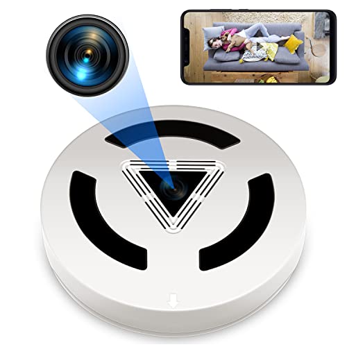 Camara Espia 4K HD WiFi Oculta Cámara Espía para Interiores Camaras de vigilancia de Seguridad WiFi con IR Visión Nocturna Detección De Movimiento