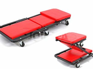 CAMILLA PARA TALLER MECANICO CONVERTIBLE EN ASIENTO CON 6 RUEDAS 360º