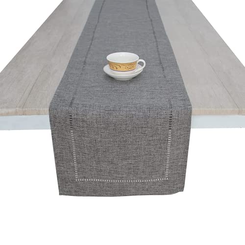 Camino De Mesa Vacío De Esquina Plana Camino De Mesa Lavable Camino De Mesa Comedor Moderno Rectangular Camino De Mesa Camino De Mesa De Color Sólido para Bodas Familiares Banquetes (32*180 cm)