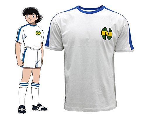 Camiseta Newteam Blanco/Azul -Oliver Atom- S