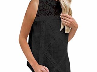 Camisetas Mujer Dia de la Mujer Verano Patchwork De Encaje Casual Ahuecar Volantes Manga Corta Suéter De Cuello De Tortuga Linda Blusa Floral Camiseta Blanca para Mujer Hanyixue