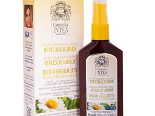 Camomila Intea – Loción aclarador de cabello Rubio - Sin Alcohol – Extracto ecológico de manzanilla – 100 ML