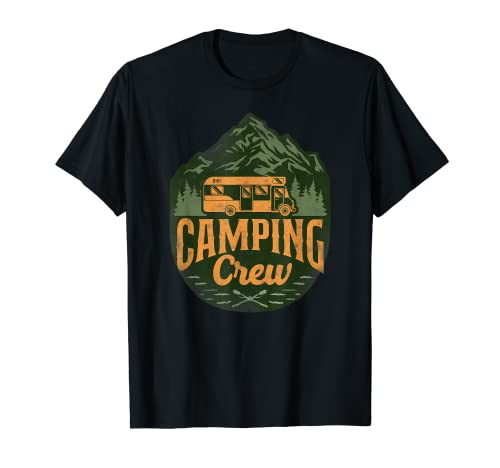 Camping Crew autocaravana autocaravana Camiseta