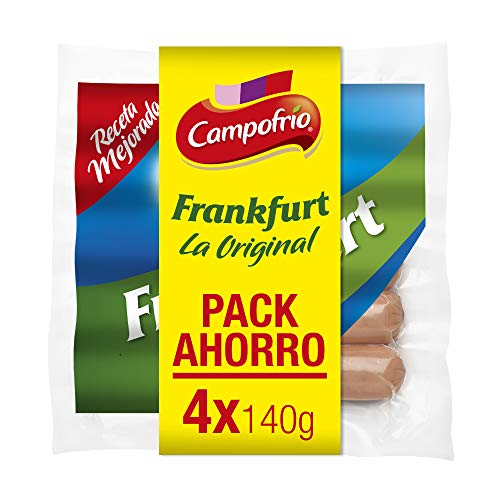 Campofrio Salchichas Frankfurt, Pack de 4 ( 4x140g)