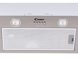 Candy CBG625-1XGG, Campana Grupo Filtrante, 52CM, 3 Niveles de Potencia, 44W, 206M3/H, Filtro de Carbono, Panel Aluminio Antigrasa, Iluminación LED, 68DB, Clase B, Gris Metalizado