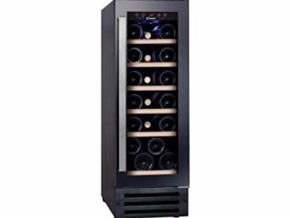 Candy CCVB 30 Integrado Nevera de vino Negro 19botella(s) B - Enfriador de vino (Integrado, Negro, Negro, 6 estanterías, 1 puerta(s), Acero inoxidable)