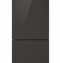Candy PurO CMGN 6204MANN,Frigorífico Combi, Puerta Cristal, 60CM, 2M Altura, 351L, Motor Inverter, Total No Frost, Botellero, Control Externo, Doble LED, Puertas Reversibles, 39DB, Clase E, Antracita