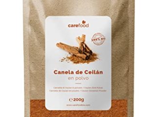 Canela de ceylan en polvo 200gr Carefood 100% ecológica | Cinnamon powder BIO | Canela pura molida BIO |