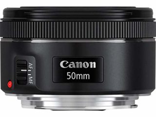 Canon 0570C005AA - Objetivo para cámara réflex (EF 50 mm, F/1.8 STM), color negro