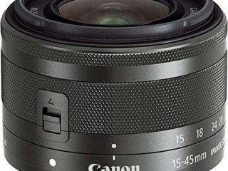 Canon EF-M 15-45 MM IS STM - Objetivo Zoom Gran Angular para EOS M, 15-45 mm, f/3.5-6.3, Color Negro