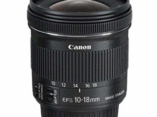 Canon EF-S 10-18 mm f:4.5-5.6 IS STM - Objetivo para Canon (Estabilizador óptico), color negro