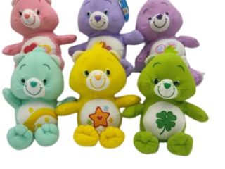 Care Bears Pack 6 Peluches Osos Amorosos 20 cm
