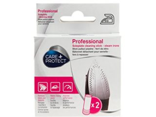 CARE + PROTECT 35601790 Barras de Limpieza Professional de la Suela de la Plancha, Blanco/Rosa