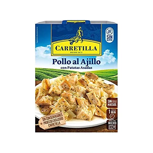 Carretilla Pollo al Ajillo con Patatas Asadas, 250g