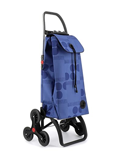 Carro Rolser I-MAX Logos 6 Ruedas Sube Escaleras Plegable - Azul