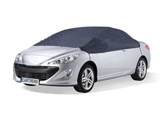 Cartrend Automóvil Semicubierta "New Generation" contra intemperie, talla S, azul poliester, para VW Polo y otros modelos