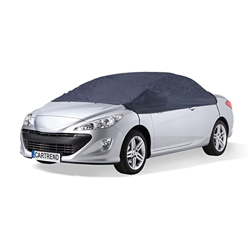 Cartrend Automóvil Semicubierta "New Generation" contra intemperie, talla S, azul poliester, para VW Polo y otros modelos
