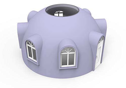 Casa prefabricada para el aire libre, con habitación con múltiples ventanas + tragaluz, 6 x 6 x 3,5.