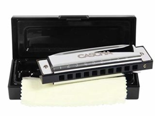 CASCHA HH 2007 Armónica de blues, en Do mayor con estuche y paño de limpieza