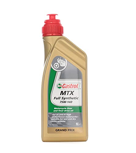 Castrol MTX SAE 75W-140 54098 - Aceite de Caja de Cambios, 54098 sintético MTX SAE 75 W-140, 1 litro