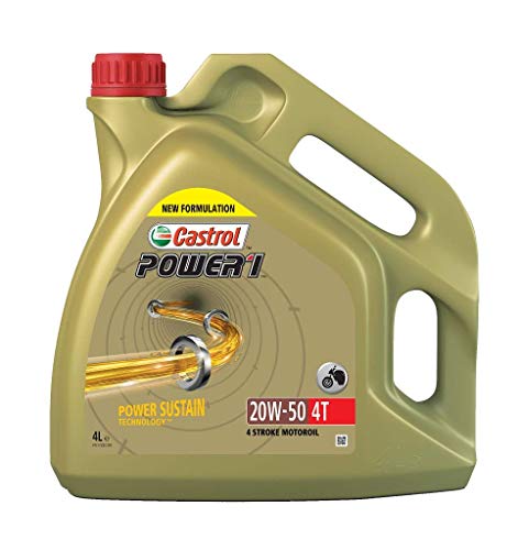 Castrol POWER1 4T 20W-50 Aceite de Moto 4 L