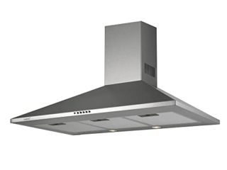 Cata | Campana Extractora | Modelo OMEGA 600 | Campana Decorativa de Pared | 3 niveles de extracción | Ancho de 60 cm | Acabado en Inox | Clase de Eficiencia Energética C