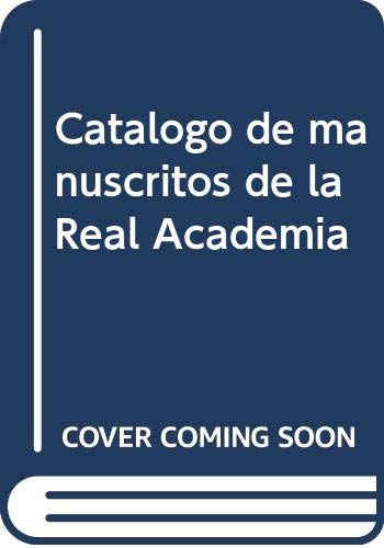 Catálogo de manuscritos de la Real Academia