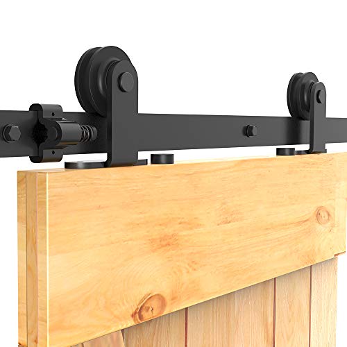 CCJH 201CM/6.6FT puertas acero puerta corrediza de granero Hardware Herraje para Puerta de Granero Corredera de Perchas en forma de T