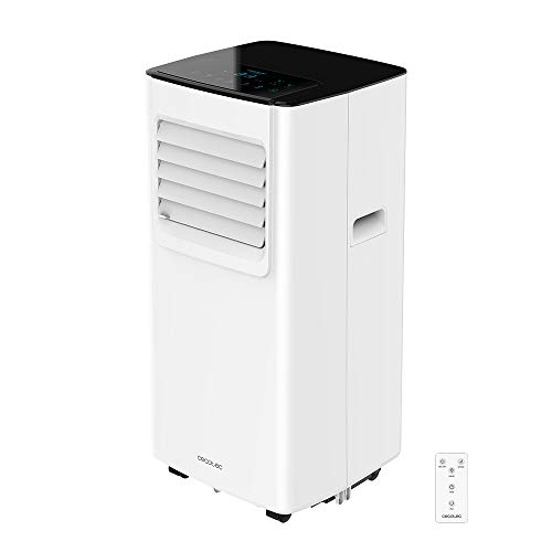 Cecotec Aire Acondicionado Portátil con Mando a Distancia y Temporizador ForceClima 7050. 3 en 1, Refrigeración, ventilación y deshumidificación, 1800 Frigorías, 7000 BTU, Caudal 300 m³/h