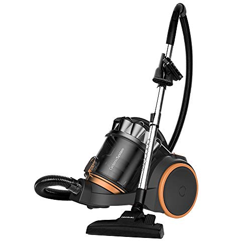 Cecotec Aspirador sin Bolsa Potente de Trineo Conga Popstar 3000 X-Treme Pro. 800 W, Multiciclónico, Depósito 4 L, Filtrado de Alta Eficiencia, Tubo Telescópico Metálico, 4 Accesorios
