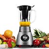 Cecotec Batidora de Vaso Power Black Titanium 1800. 1800W, Cuchilla de 6 Hojas de Titanio Negro, Función Turbo, Filtro para Licuados, Jarra Termorresistente de 2,1L