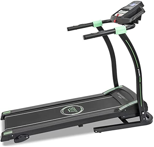Cecotec Cinta de Correr Eléctrica Plegable RunnerFit Sprint. Pulsómetro, Portabotellas, Brazos de Agarre de Espuma, Pantalla LED, 12 Programas, hasta 14 km/h, Peso Máximo 120 Kg