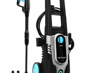 Cecotec hidrolimpiadora HidroBoost 1400 EasyMove. Compacta, Potente y portátil. Ruedas y asa Alta. Máx Potencia 1400 W. Caudal máx 408 l/h. 105 Bares máx. Boquilla Turbo y Boquilla Ajustable.