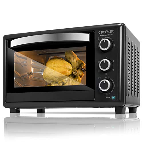 Cecotec Horno Sobremesa de Convección Bake&Toast 650 Gyro. 1500 W, 30 Litros, 5 Modos, Temperatura hasta 230ºC, Temporizador 60 Minutos