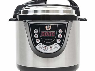 Cecotec Olla Electrica a Presión Programable Olla GM Modelo D. Multifunción, 9 Menús, Función Freír, Capacidad de 6l, 90 kPa, Guiado por Voz, Programable 24h, Incluye Recetario, 1000W
