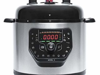 Cecotec Olla programable GM Modelo H. Programable 24 Horas,Capacidad de 6 litros, Tapa abatible,Sistema Inteligente de cocción,11 temperaturas, 5 presiones Ajustables,Control por Voz